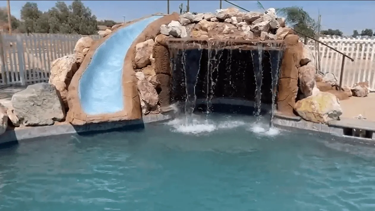 Pool Slide and Waterfall Contractor Pool Slide and Waterfall contractors in Pasadena California